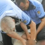 video momentul in care un barbat de 70 de ani e pus la pamant de politia locala din pascani i s a facut rau si a ajuns la spital 68a6fa000e946
