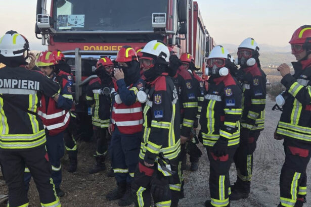 video pompierii romani aflati in misiune in grecia chemati sa stinga un incendiu de vegetatie in anatoliki attiki 689a30f0276cc