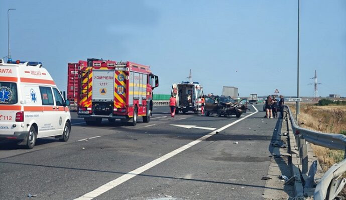 accident rutier pe autostrada a2 bucuresti constanta traficul rutier deviat prin medgidia 68c43b5fe0c18