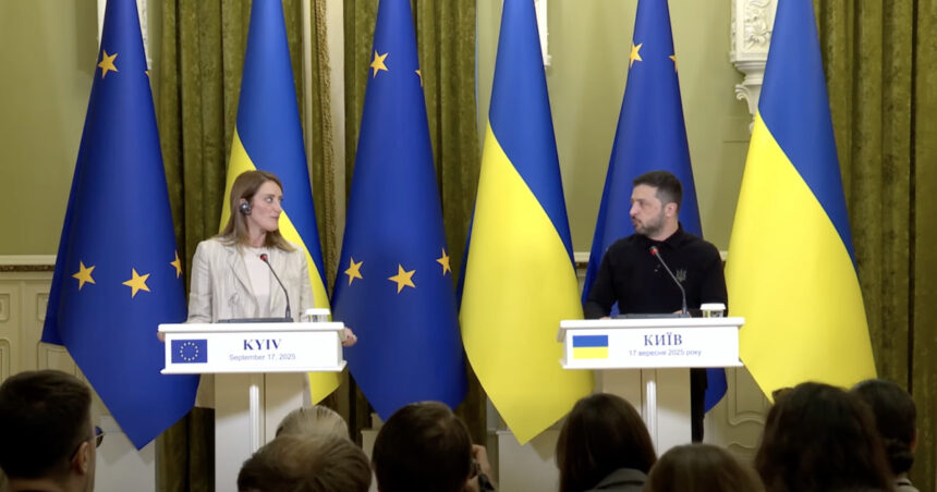 aderarea la ue este o forma de garantie de securitate i a spus presedinta parlamentului european lui zelenski la kiev 68cafc43cf055
