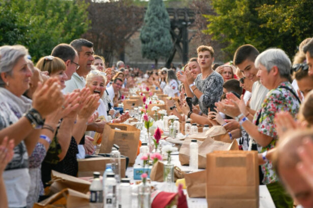 alba iulia intra in cartea recordurilor cu cea mai lunga masa din materiale reciclabile din lume peste 10 000 de participanti 68c688e02b388