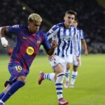barcelona real sociedad 2 1 schimbare de lider in la liga catalanii salvati de lewandowski si yamal 68d994f6bc4e7