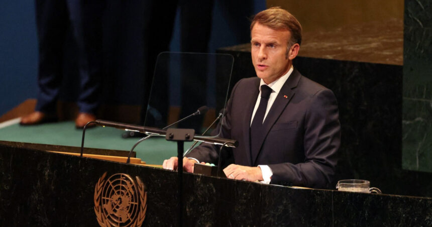 emmanuel macron a anuntat ca franta recunoaste statul palestina a sosit timpul pacii 68d1b6af119a2