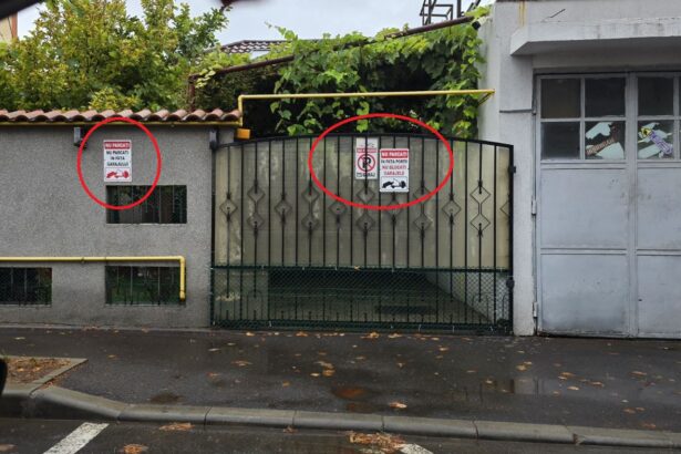 foto constanta orasul impanzit cu pancarde nu parcati localnicii vor cu orice pret sa si tina locul liber in fata portilor ce spune seful politiei locale 68c4effacb3a7