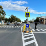 foto un scuar median a fost amenajat la trecerea de pietoni situata pe bulevardul alexandru lapusneanu la intersectia cu bulevardul aurel vlaicu 68cbbfae34779