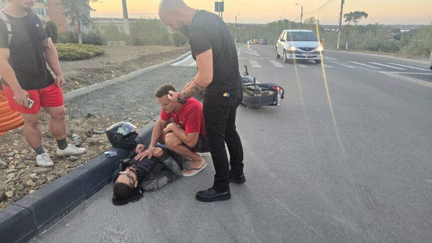 foto video motociclist implicat intr un accident la intrare in navodari 68c87420cb693
