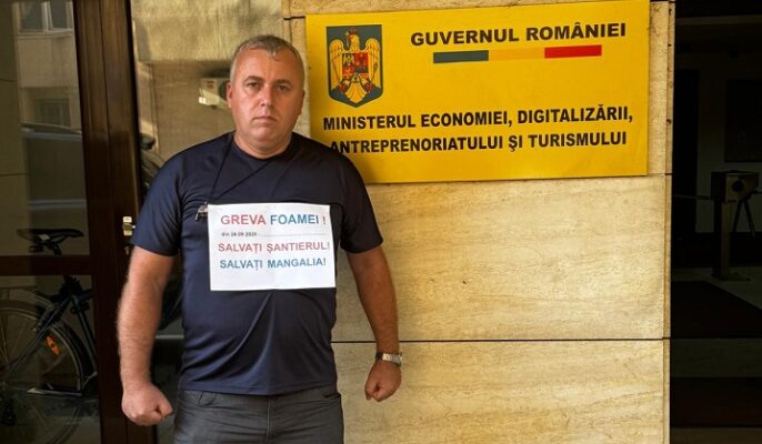 laurentiu gobeaja liderul sindicatului liber navalistul mangalia a intrat in greva foamei 68d4cb357f9bd