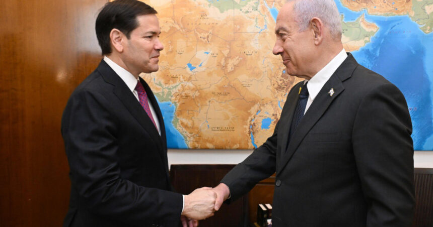 marco rubio promite israelului sprijin neclintit in atingerea obiectivelor in fasia gaza hamas trebuie sa inceteze sa existe 68c8048702409