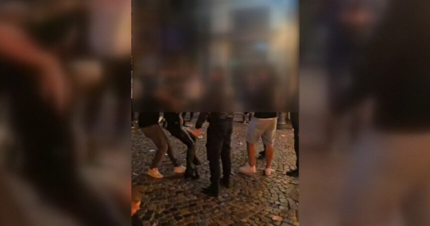 scandal in centrul vechi trei agenti de paza retinuti dupa ce au snopit in bataie mai multi tineri 68d998e25c9a0
