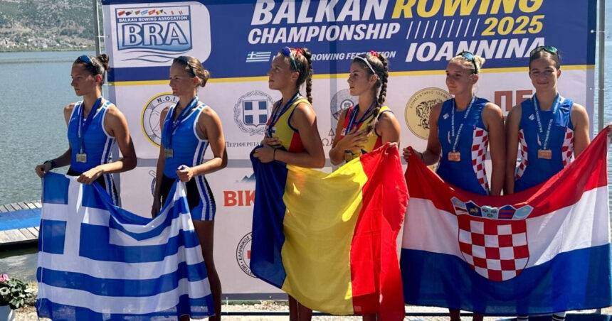 sportivii romani au castigat 10 medalii la campionatele balcanice de canotaj de la ioannina grecia 68c59a7293ba4