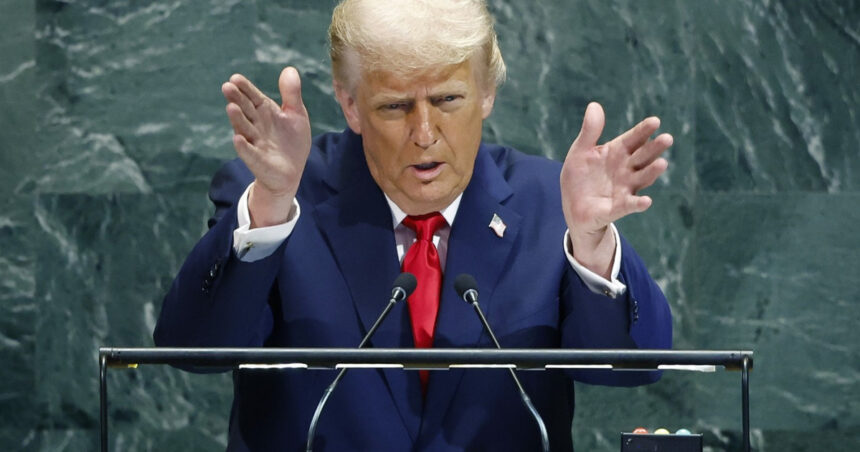 trump la onu schimbarile climatice sunt cea mai mare inselatorie din lume avertisment pentru investitorii in energie verde 68d2d03f5e3a8