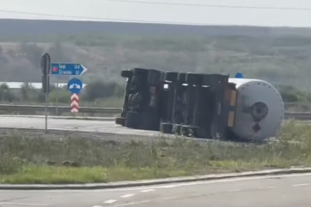 video autocisterna cu metan rasturnata pe dn24a langa barlad traficul este blocat sunt pierderi de gaz isu intervine 68b6f6ca4c10b