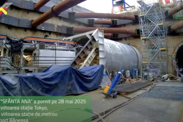 video care e stadiul lucrarilor la metroul spre aeroport un segment de tunel de 900 de metri a fost finalizat 68dbef60caa73