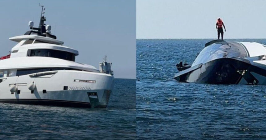 video un iaht de 1 milion de dolari s a scufundat la doar cateva minute dupa ce a fost lansat la apa 68b9a0cdb0077