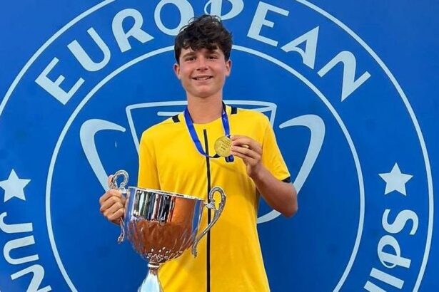 video yannick alexandrescu este in finala pentru titlul de campion european la tenis 68cec99021847