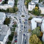 foto atentie soferi noi scuaruri mediane au fost amenajate pe strada soveja din constanta 68f8e70f5c6b4