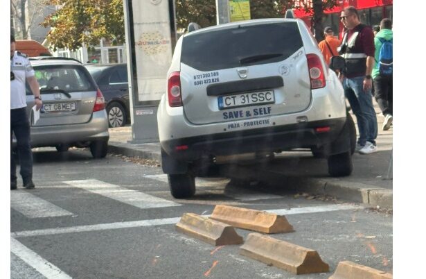 foto femeie lovita de masina unei firme de securitate pe trotuar in zona abator vezi ce s a intamplat 68fa05393eabd