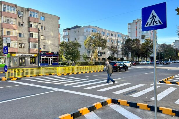 foto masuri suplimentare pentru cresterea sigurantei participantilor la trafic confort urban amenajeaza doua noi scuaruri la trecerile de pietoni pe strada dezrobirii 69048c4da429b