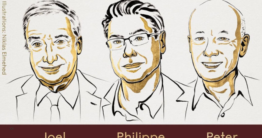 premiul nobel pentru economie atribuit lui joel mokyr philippe aghion si peter howitt 68eceef121feb