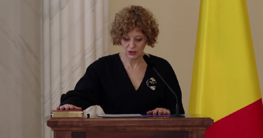 video oana gheorghiu a depus juramantul in functia de vicepremier intr o scurta ceremonie la palatul cotroceni 690323b9425a4