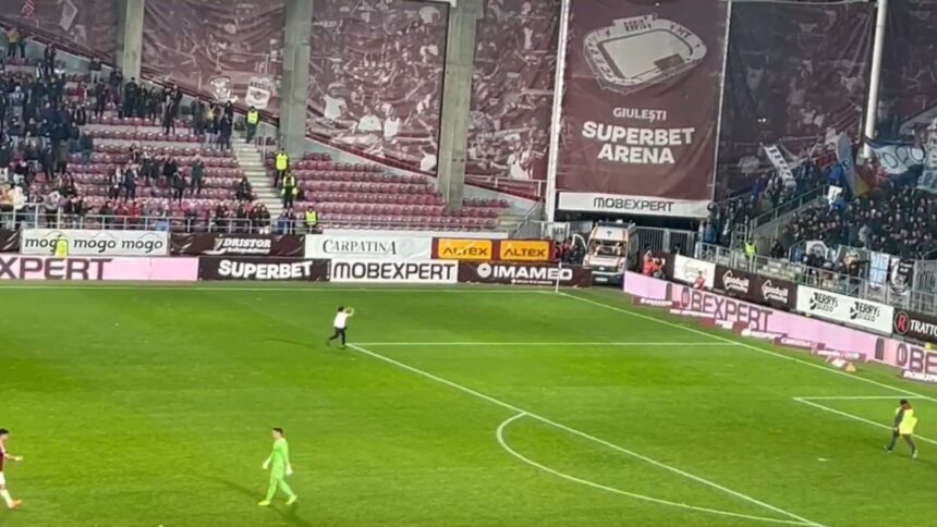 video revoltator gestul facut de un pusti pe finalul meciului rapid farul 68e184dee42b0