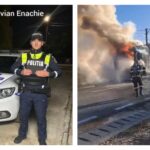 video scene dramatice in castelu un camion ardea in mers iar soferul nu si a dat seama un politist i a salvat viata 68eb68c49e11b