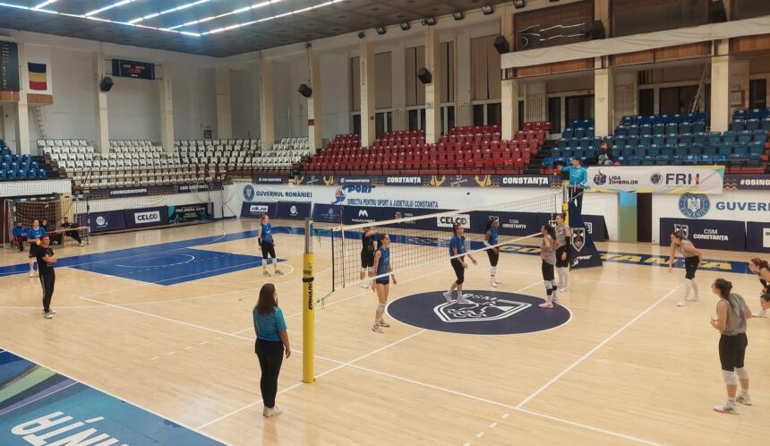 voleibalistele de la csm constanta se testeaza cu rapid in sala sporturilor 68e0fc9e03ad9
