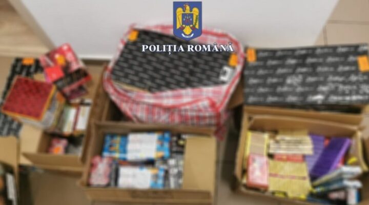 300 de kilograme de materiale pirotehnice si un autoturism au fost confiscate de politistii constanteni 691da9211acb0