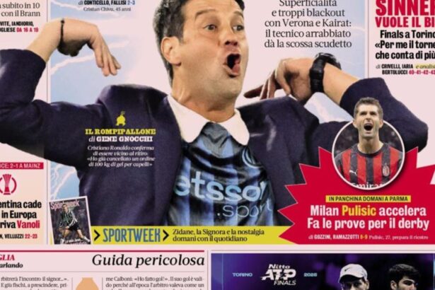 cristi chivu a ajuns pe prima pagina la gazzetta dello sport ce a scris publicatia italiana 690db2a1010d8