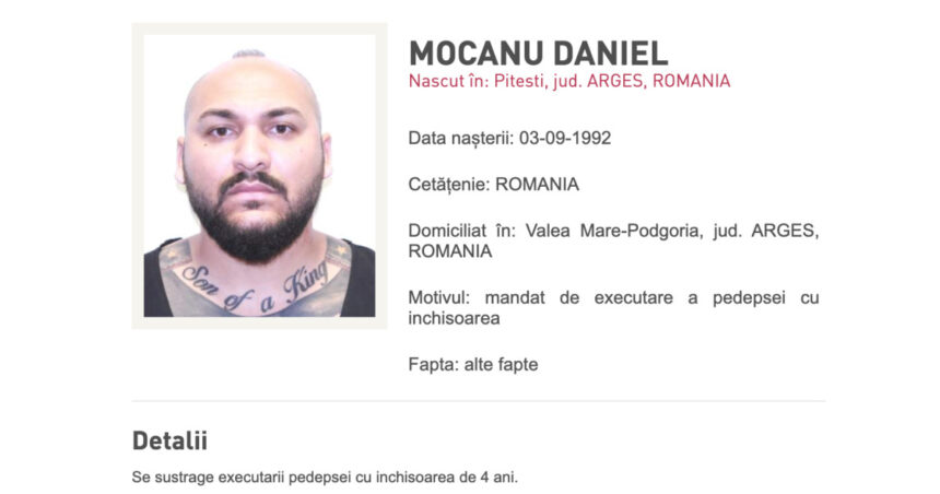dani mocanu de negasit dupa ce a fost condamnat la patru ani de inchisoare politia l a dat in urmarire 690cb60a784d5