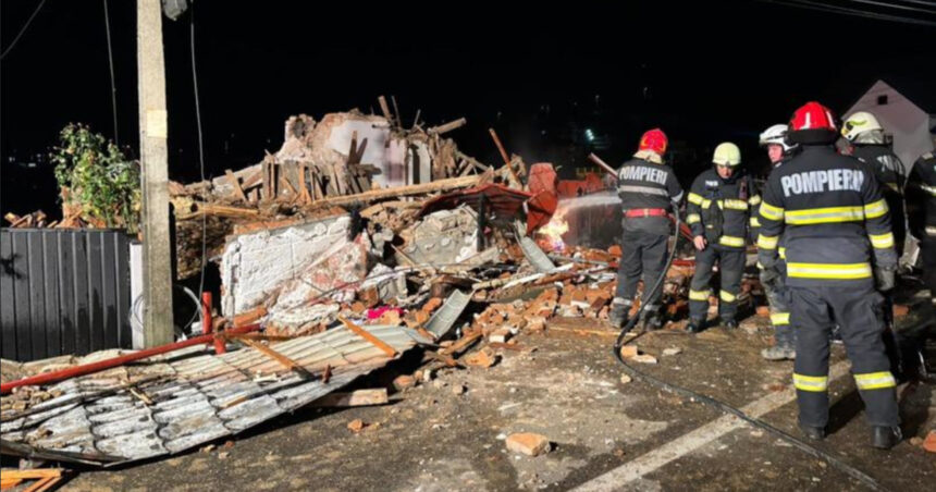 explozie puternica urmata de incendiu intr o locuinta din dej barbat gasit mort sub daramaturi pompierii cauta si alte victime 690668461d1cb