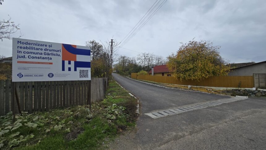 foto cum arata strazile asfaltate din comuna garliciu pe 48 km de drum a fost turnat primul strat de asfalt 692138ec55776