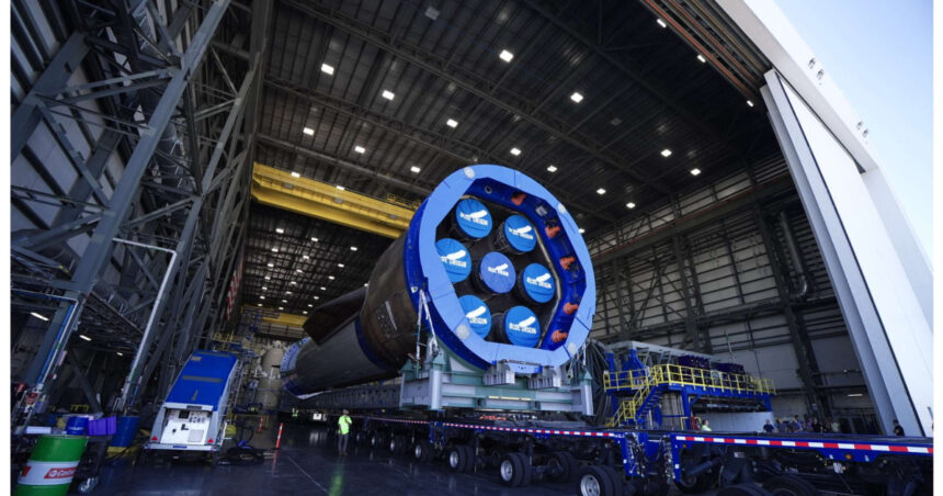 foto jeff bezos concureaza cu spacex blue origin dezvaluie planul pentru o versiune mai mare a rachetei new glenn 691f71048d9f7