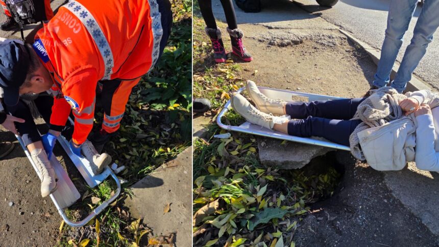 galerie foto o femeie si a rupt picioarele pe un trotuar din tomis plus din cauza gropilor 692440dacba9e