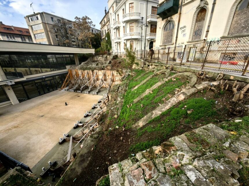 galerie foto surpriza langa edificiul roman cu mozaic vechile structuri arcuite de pe taluz scoase din nou la lumina 69168626c9acc