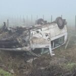 un microbuz cu pasageri s a rasturnat intre pietreni si viisoara judetul constanta 691599a8e07c6