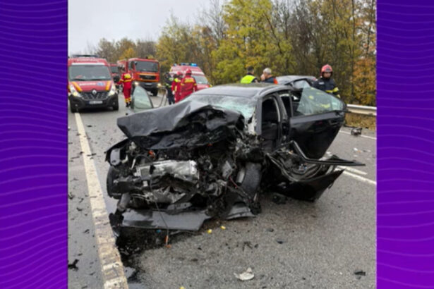 video accident grav in dolj doua masini s au ciocnit violent dupa ce un tanar a intrat pe contrasens doi morti si un ranit 6910724d03382