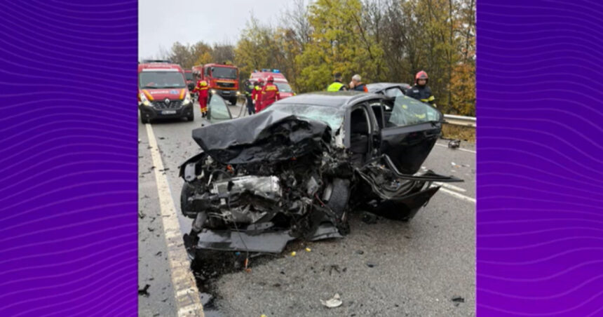 video accident grav in dolj doua masini s au ciocnit violent dupa ce un tanar a intrat pe contrasens doi morti si un ranit 6910724d03382