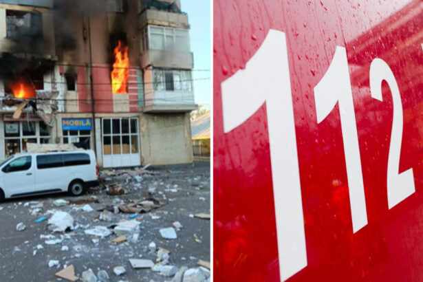 video explozie puternica intr un bloc din judetul braila mai multe apartamente in flacari echipaje isu si ambulante la fata locului 69247c2c23251