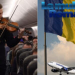 video moment emotionant la 10 000 de metri un jandarm a cantat la vioara imnul romaniei in avion 692c569a56f1b