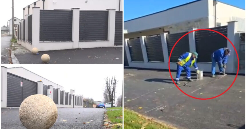 video o familie din galati s a facut stapana pe trotuar cu girul primariei proprietara se incurca in declaratii 6922962032076