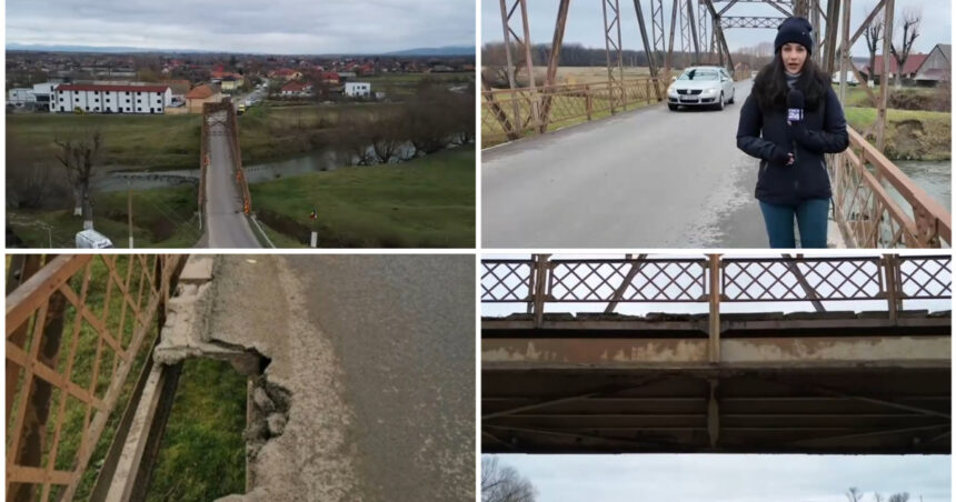 video scandal din cauza unui pod vechi de 100 de ani ce traverseaza raul olt motivul pentru care oamenii se opun demolarii 69292da9838cb