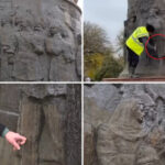 video situatie incredibila in focsani un monument din bronz a fost curatat cu perii de sarma muncitorii s au ales cu plangere penala 6922145a8c8c9