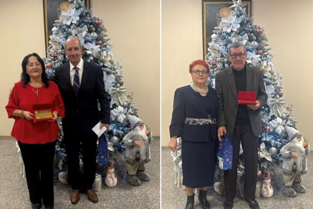 foto mai multe cupluri din mihail kogalniceanu au fost sarbatorite de primarie la implinirea a 50 de ani de casatorie 6941be1ce2fcd