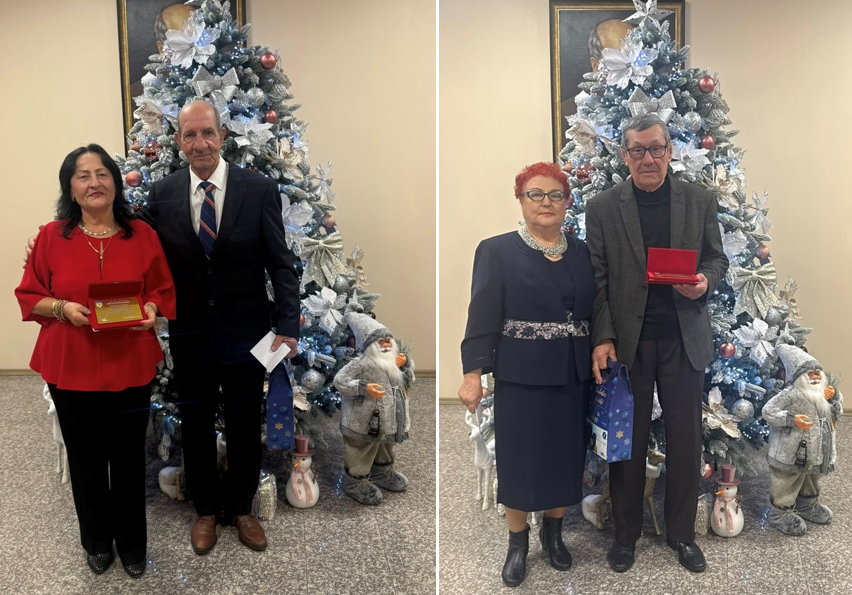 foto mai multe cupluri din mihail kogalniceanu au fost sarbatorite de primarie la implinirea a 50 de ani de casatorie 6941be1ce2fcd