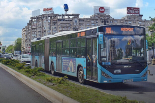 transportul public din zona aeroportului otopeni va fi reorganizat incepand de luni autobuzele 100 si 442 vor circula pe o artera noua 693687245d8e4