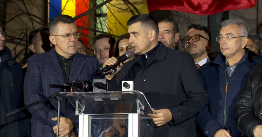 video alegeri bucuresti 2025 george simion democratia a fost calcata in picioare reactia liderului aur dupa inchiderea urnelor 6935de4e6894d