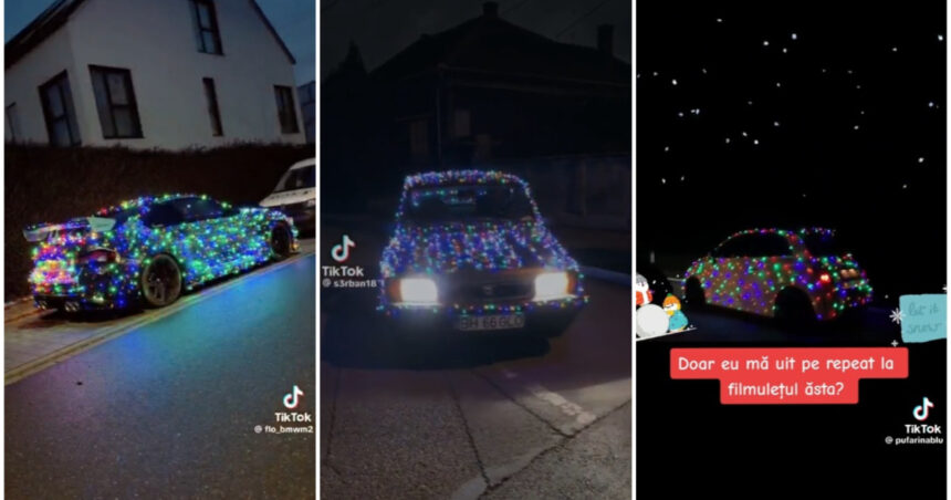 video noua moda de sezon pomi de craciun pe patru roti sofer toata lumea zambeste ma filmeaza ma posteaza pe internet 6948d1f24d8b7