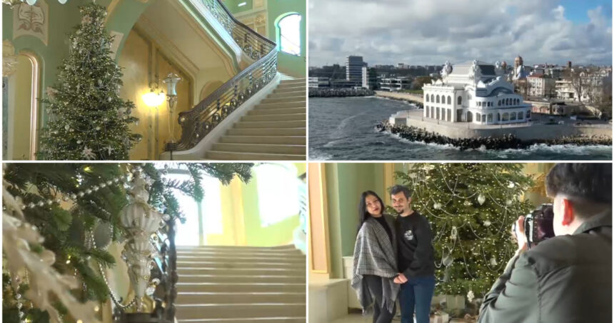 video spiritul craciunului a ajuns si in cazinoul din constanta cum arata decorul de sarbatoare are un iz regal 693bb7c5353da