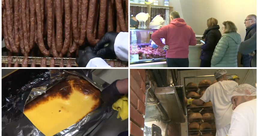 video traditii romanesti cu protectie europeana cum se prepara carnatii de plescoi placinta dobrogeana sau pita de pecica 69365cb11e10d